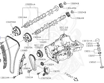 Nissan - Serena - C26 - 2011 - 20G grade - WAGON(W) - 2 WHEEL DRIVE(2WD) - ECVT(ECVT) - MR20DD
