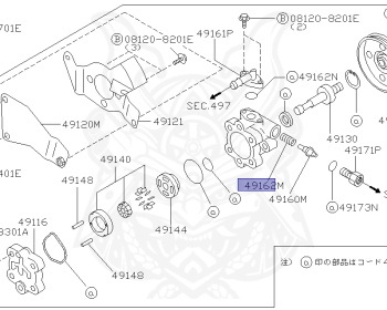 Nissan - Pathfinder - R50 - 1996 - SE TYPE - WAGON(W) - 4 WHEEL DRIVE(4WD) - AUTOMATIC TRANSMISSION(AT) - TD27TI