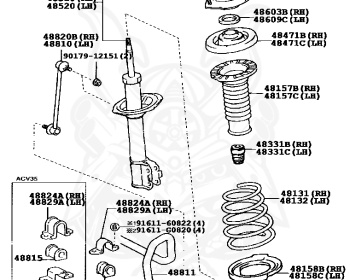 Toyota - Camry - ACV35 - 2004 - 2.4G TYPE - 2AZFE