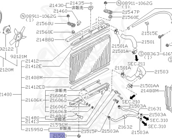 Nissan - Skyline - R32 GTS-t/4 - HCR32 - 1993 - GTST. Type M - 4-door sports sedan (4K) - Hi-Cas 2-Link (HI.2WD) - AUTOMATIC-FLOOR SHIFT(AT.F4) - RB20DET