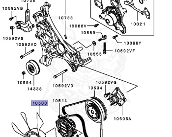Mitsubishi - Delica - PD6W - 1998 - HSEGE - 6G72