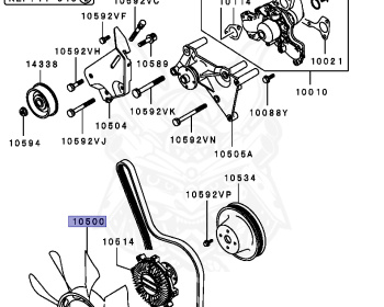Mitsubishi - Pajero - V43W - 1992 - GRPE - 6G72