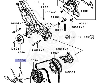 Mitsubishi - Pajero - V45W - 1997 - GRPM - 6G74