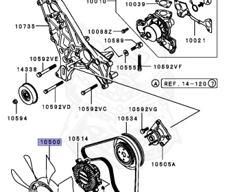 Mitsubishi - Pajero - V45W - 1995 - GRXM - 6G74