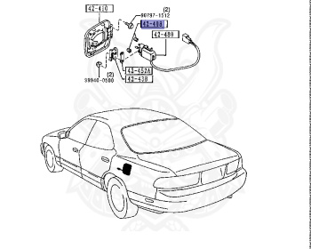Mazda - Efini MS-9 - HDES - Mar-1991 - Right hand - JE-ZE