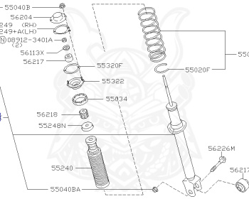 Nissan - Skyline - R34 25GTT - ER34 - 1999 - 25GT TURBO - 4 DOOR SEDAN(4S) - AUTOMATIC-FLOOR SHIFT(AT.F4) - Hi-Cas 2-Link (HI.2WD) - RB25DET