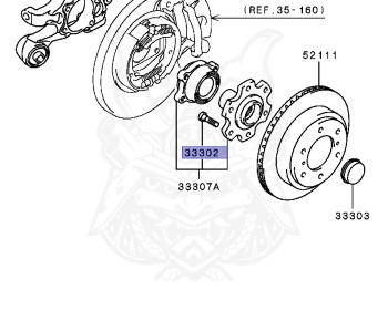 Mitsubishi - Pajero - V68W - 2003 - MRHF1 - 4M41