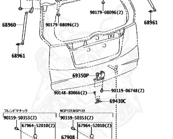 Toyota - Ractis - NCP122 - 2011 - G TYPE - Variator - 1NZFE