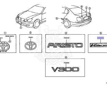 Toyota - Aristo - JZS160 - 1998 - Automatic - 2JZGE