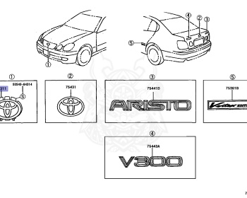 Toyota - Aristo - JZS160 - 2000 - Automatic - 2JZGE