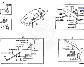 Toyota - Sprinter - AE91 - 1990 - Transmission type is not specified - 5AFHE