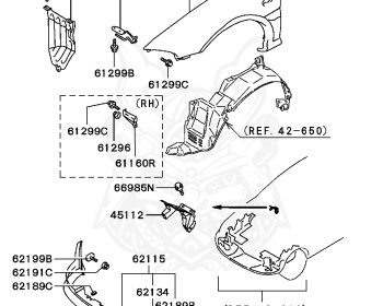 Mitsubishi - Mirage - CA4A - 1995 - MRHM - 4G92