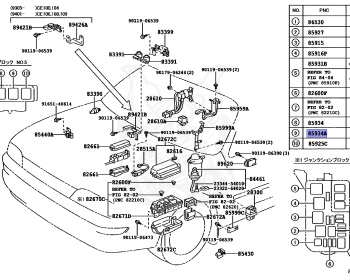 Toyota - Corolla - AE101 - 1994 - SE-G TYPE - 4-DOOR(SEDAN) - Manual - 4AFE