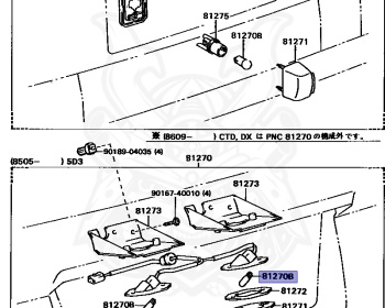 Genuine Corolla Levin AE86 Interior OEM parts supplied from