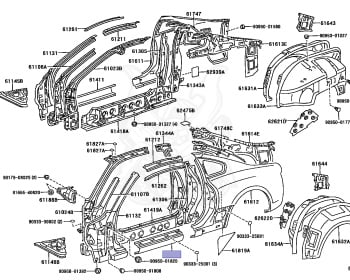 Genuine Supra A80 MKIV JZA80 Exterior OEM parts supplied from