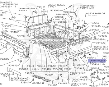 Nissan - Datsun Pickup - D21 - 1989 - AD GRADE - 4 WHEEL DRIVE(4WD) - MANUAL TRANSMISSION(MT) - TD27