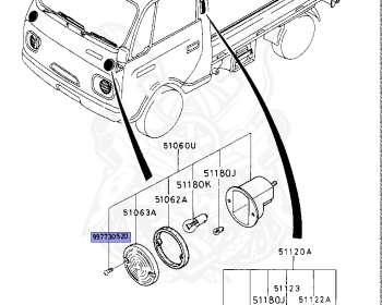 Mazda - Porter Cab - PC56T - Mar-1986 - Right hand - G23B