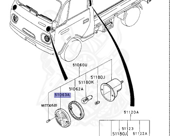 Mazda - Porter Cab - PC56T - Mar-1986 - Right hand - G23B