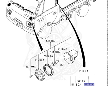 Mazda - Porter Cab - PC56T - Mar-1986 - Right hand - G23B
