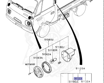 Mazda - Porter Cab - PC56T - Mar-1986 - Right hand - G23B