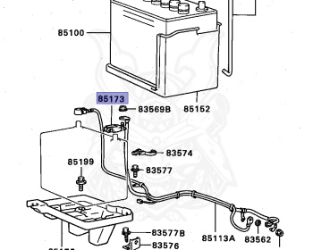 Mitsubishi - Lancer - C73A - 1988 - SRGM - 4G61