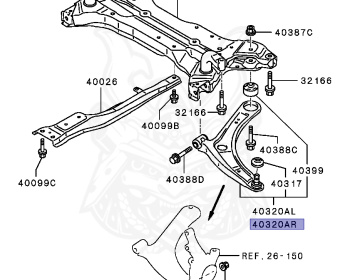 Mitsubishi - Outlander - CW4W - 2005 - XTXH6 - 4B11
