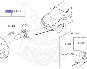 Nissan - Murano - Z51 - 2014 - XV GRADE - WAGON(W) - 2 WHEEL DRIVE(2WD) - CVT(CVT) - QR25DE