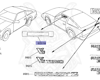Nissan - Fairlady Z - Z31 - 1984 - ZX - AUTOMATIC TRANSMISSION(AT) - Hyojiun Roof (Z#) - VG30T