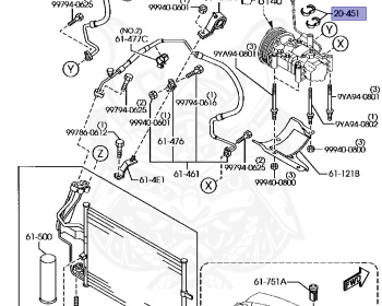 Mazda - Mazdaspeed Axela - BK3P - Sep-2003 - Right hand - L3-VDT