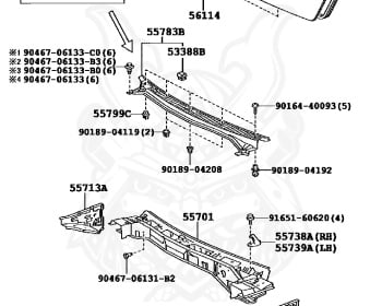 Toyota - Corolla - EE101 - 1992 - DX TYPE - 4-DOOR(SEDAN) - Manual - 4EFE
