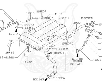 Nissan - 180SX - RS13 - 1991 - Type 1 - HATCH BACK(HB) - MANUAL TRANSMISSION(MT) - FOUR WHEELS STEERING(4WS) - SR20DET