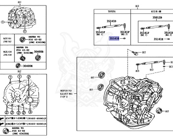 Toyota - Auris - ZRE154H - 2006 - Variator - 2ZRFE