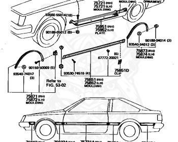 Toyota - Carina - AA60 - 1982 - ST TYPE:SINGLE TIRE - COUPE - Automatic - 3AU