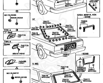 Toyota - Mark 2 - GX61 - 1981 - LG TOURING TYPE - SEDAN - Manual - 1GEU