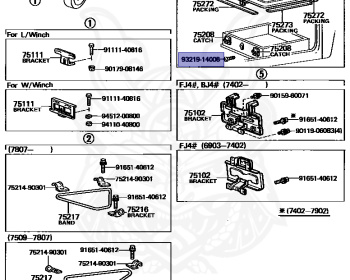 Toyota - Land Cruiser - FJ40 - 1969 - SOFTTOP (TARPAULIN CANVASTOP OR VINYLTOP) - F