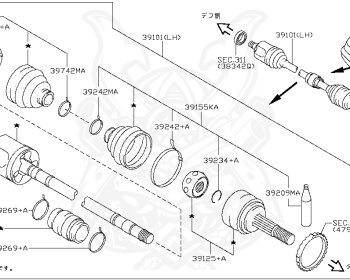 Nissan - X-Trail - T30 - 2000 - SEDAN - WAGON(W) - 2 WHEEL DRIVE(2WD) - AUTOMATIC TRANSMISSION(AT) - QR20DE