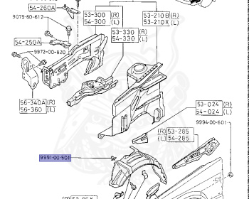 Mazda - Laser - BFMSF - Feb-1987 - Right hand - B6