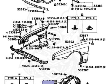 ファストマニュアルA Genuine Supra A70 MKIII MA70 Exterior OEM parts supplied from