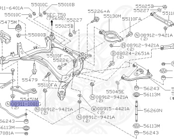 Nissan - 180SX - RS13 - 1998 - Type R/X - HATCH BACK(HB) - MANUAL TRANSMISSION(MT) - FOUR WHEELS STEERING(4WS) - SR20DET