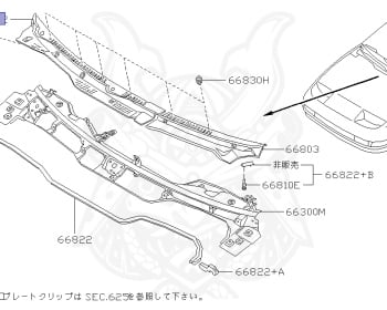 Genuine Fairlady Z Z32 Exterior OEM parts supplied from Japan