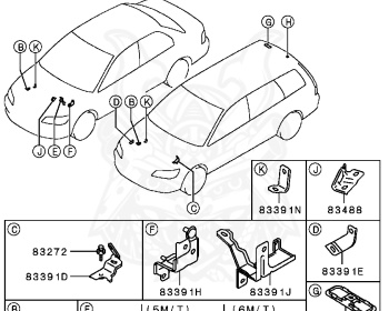 Mitsubishi - Lancer - CS6A - 2008 - SRXE2 - 4G94