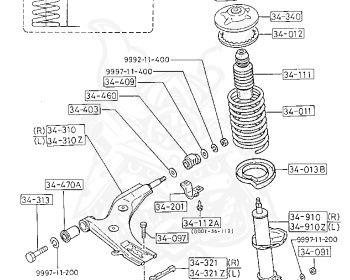 Mazda - Familia Cabriolet - BFMS - Jan-1987 - Right hand - B6