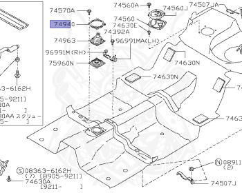 Nissan - Skyline - R32 GTS-t/4 - HCR32 - 1992 - GTST. Type M - 4-door sports sedan (4K) - Hi-Cas 2-Link (HI.2WD) - MANUAL TRANS 5-SPEED(MT.F5) - RB20DET