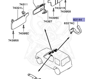 Mitsubishi - Pajero Mini - H56A - 1997 - MNUE - 4A30
