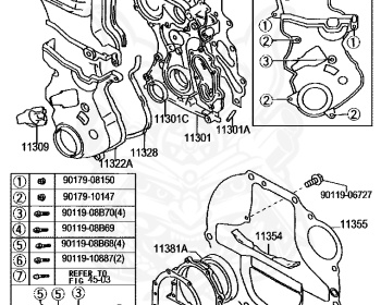 Genuine Celica GT-Four ST205 Engine OEM parts supplied from