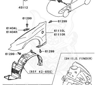 Mitsubishi - FTO - DE3A - 2000 - HYXM4 - 6A12