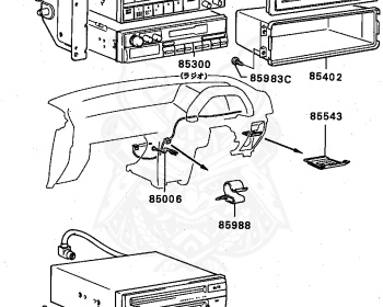 Mitsubishi - Mirage - C83A - 1987 - MNDM - 4G61