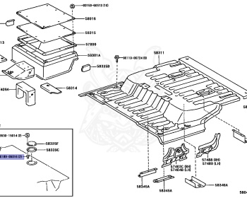 Toyota - Land Cruiser - HZJ75 - 1994 - STANDARD TYPE - CHASSIS FOR FIRE ENGINE - Manual - 1HZ