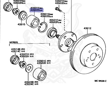Toyota - Aristo - JZS147 - 1993 - 3.0V TYPE - 2JZGTE