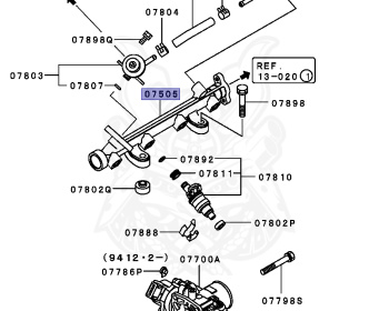 Mitsubishi - Pajero Mini - H56A - 1997 - MKPF3 - 4A30